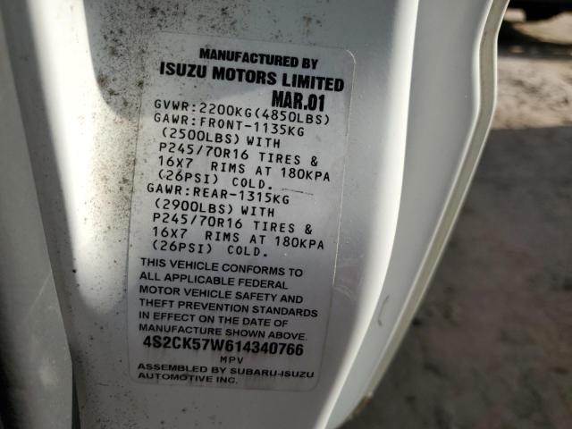 Photo 12 VIN: 4S2CK57W614340766 - ISUZU RODEO SPOR 