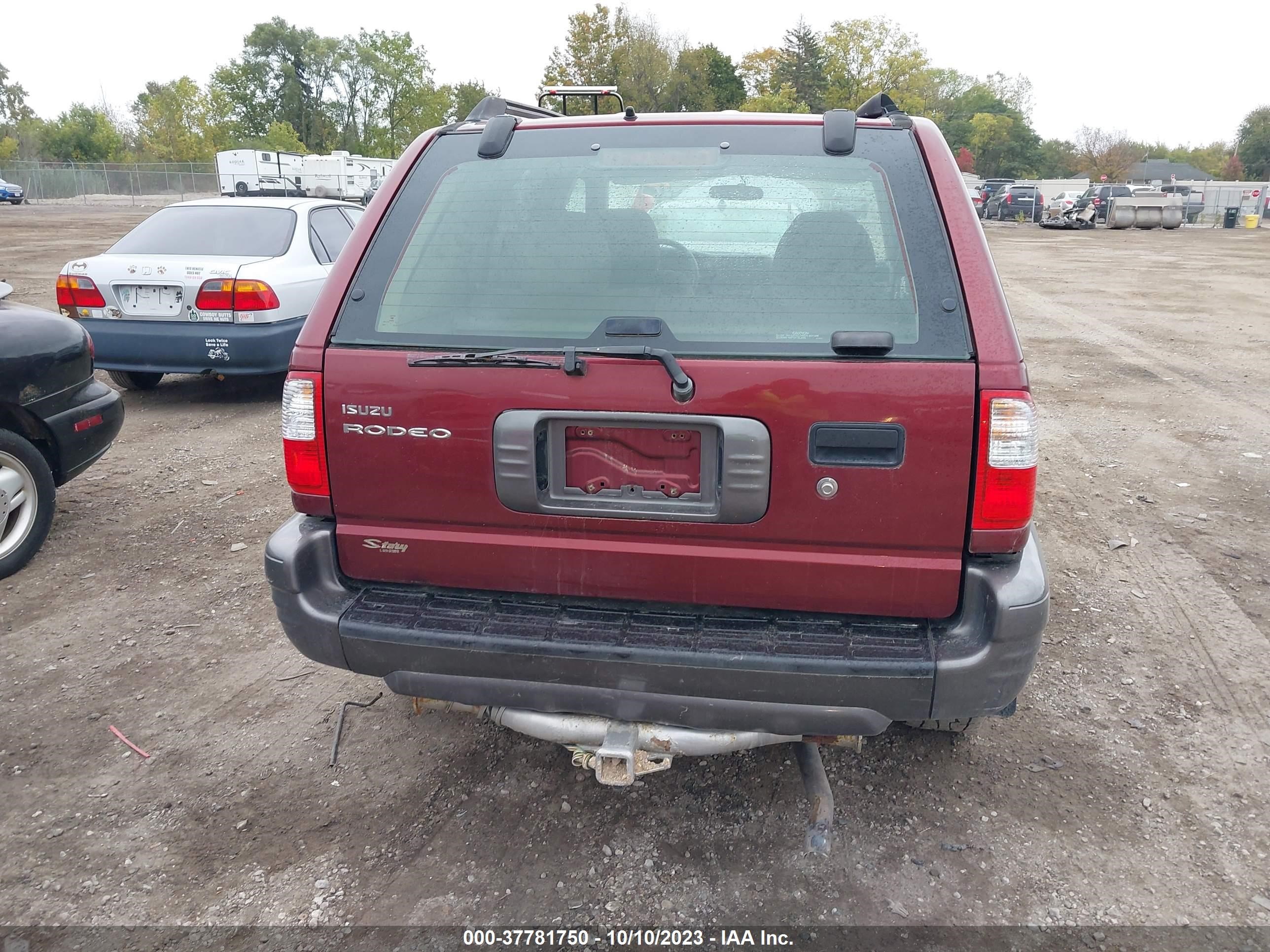 Photo 15 VIN: 4S2CK58W834300609 - ISUZU RODEO 