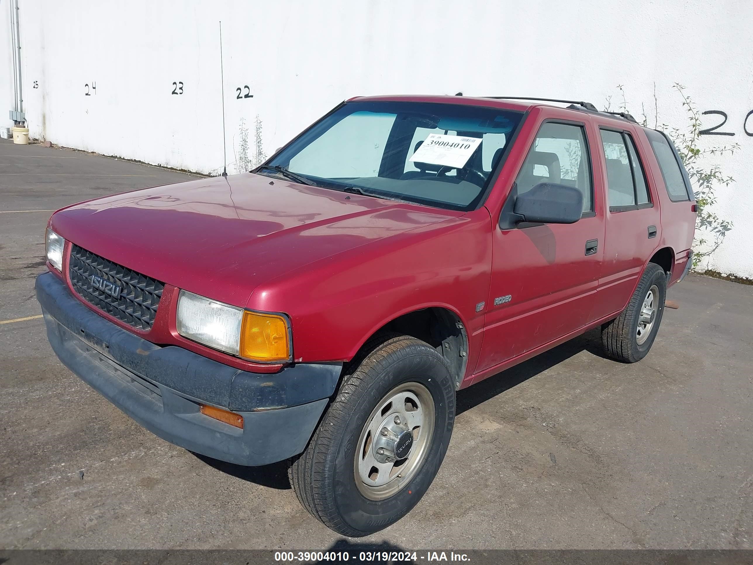 Photo 1 VIN: 4S2CM58V3V4300215 - ISUZU RODEO 