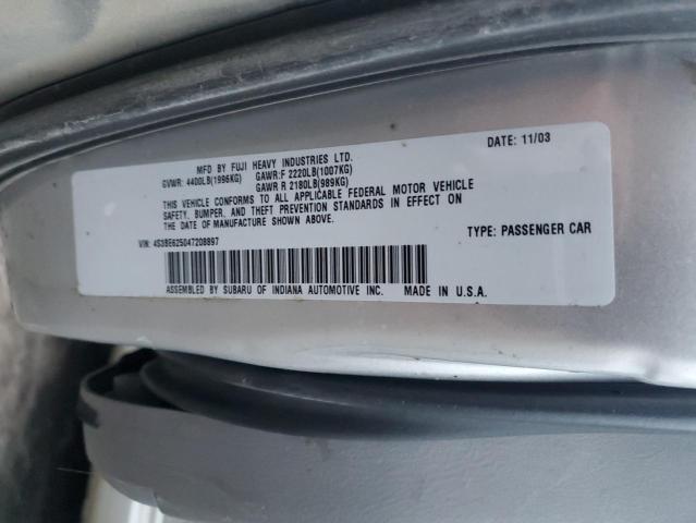 Photo 11 VIN: 4S3BE625047208897 - SUBARU LEGACY 