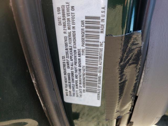 Photo 11 VIN: 4S3BE6352Y6214274 - SUBARU LEGACY L 