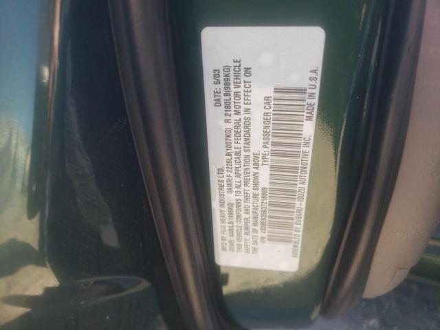 Photo 11 VIN: 4S3BE635937216669 - SUBARU LEGACY 