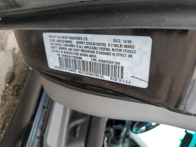 Photo 11 VIN: 4S3BE6451Y6206388 - SUBARU LEGACY 