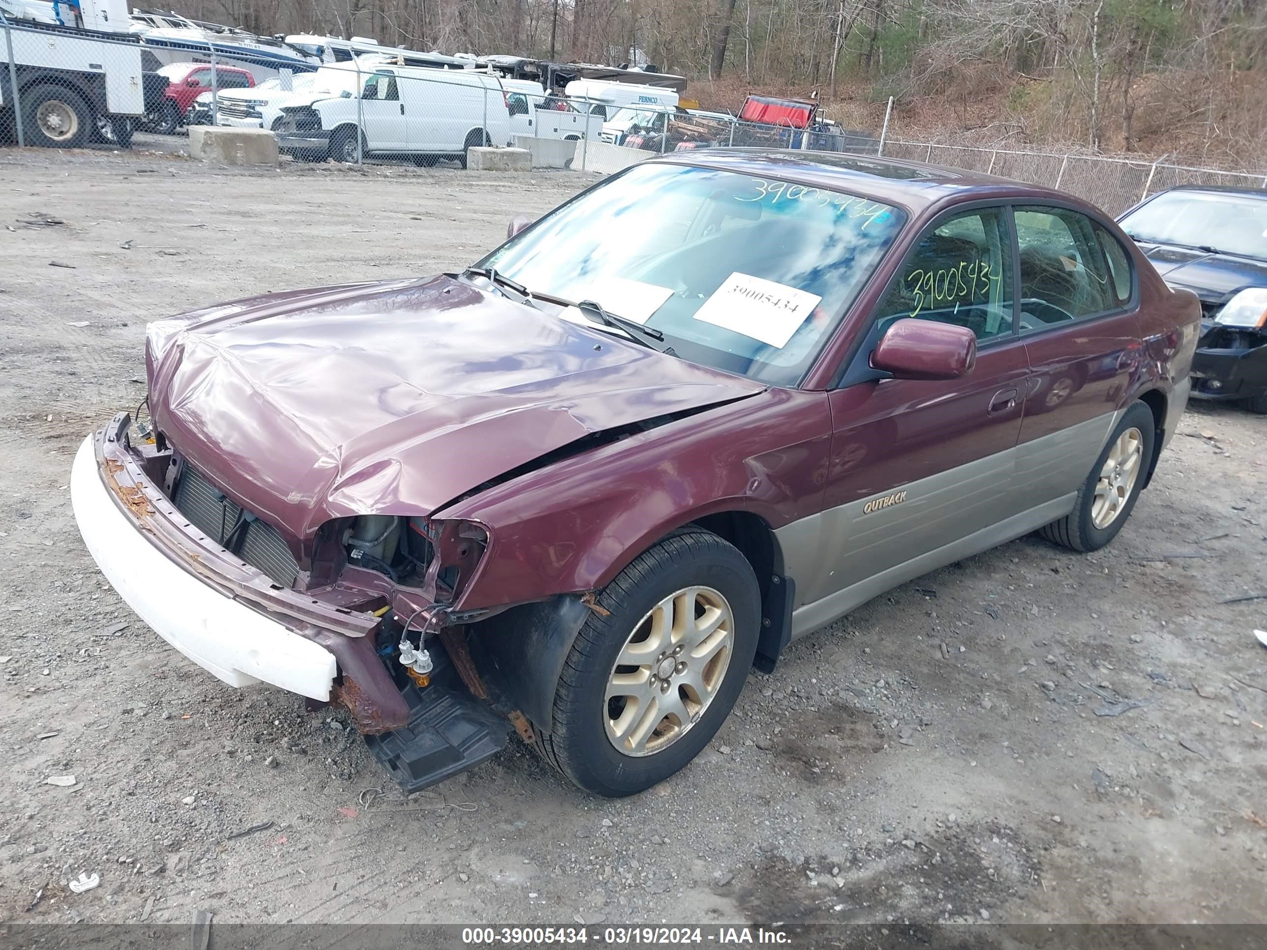 Photo 1 VIN: 4S3BE6860Y7205343 - SUBARU OUTBACK 