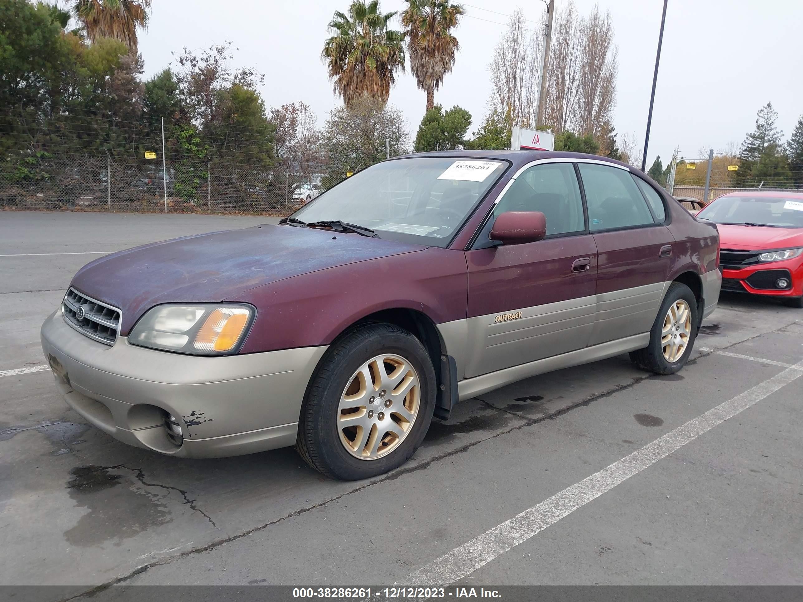 Photo 1 VIN: 4S3BE6863Y7215607 - SUBARU OUTBACK 