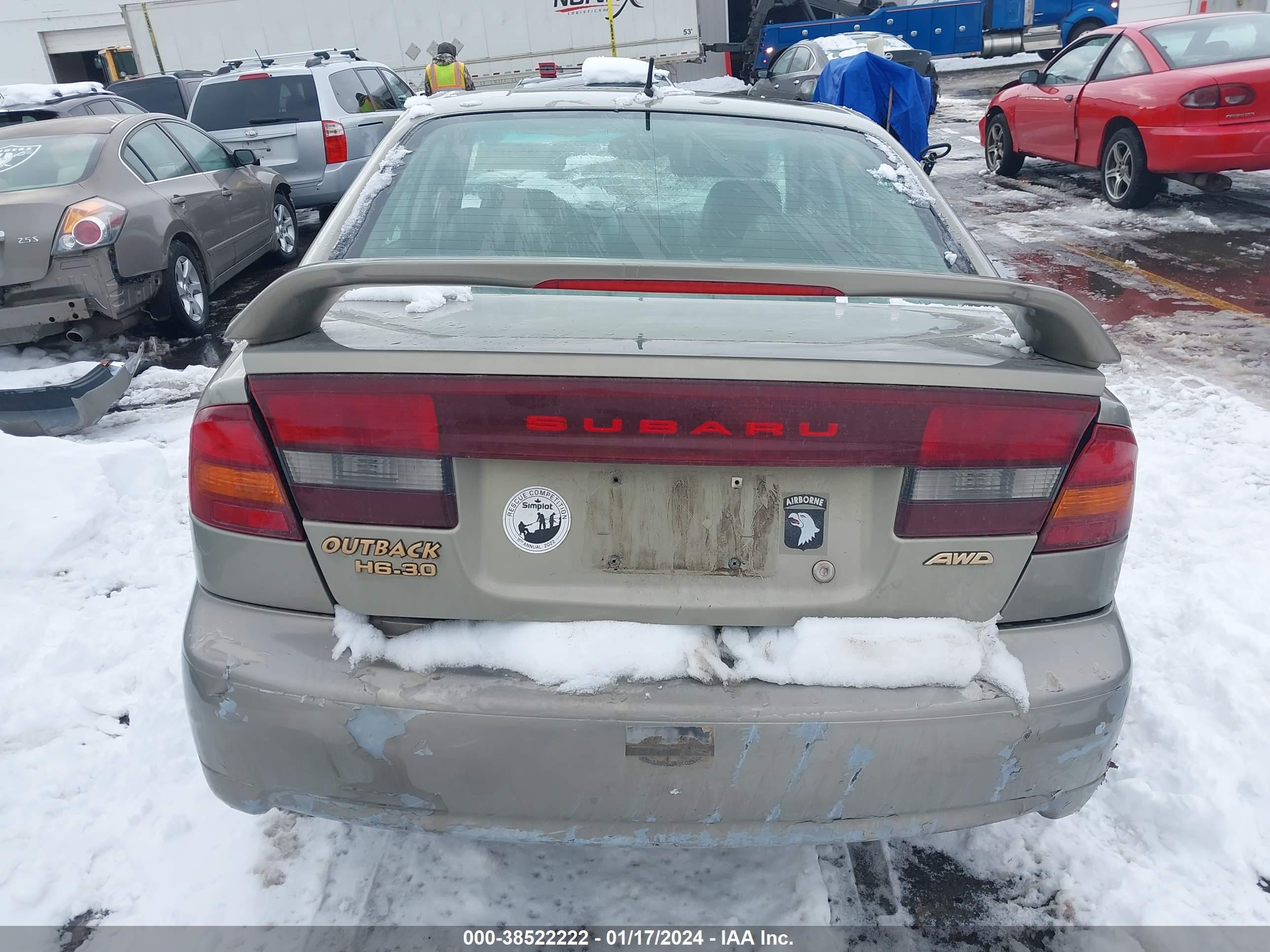 Photo 14 VIN: 4S3BE896437209043 - SUBARU LEGACY 