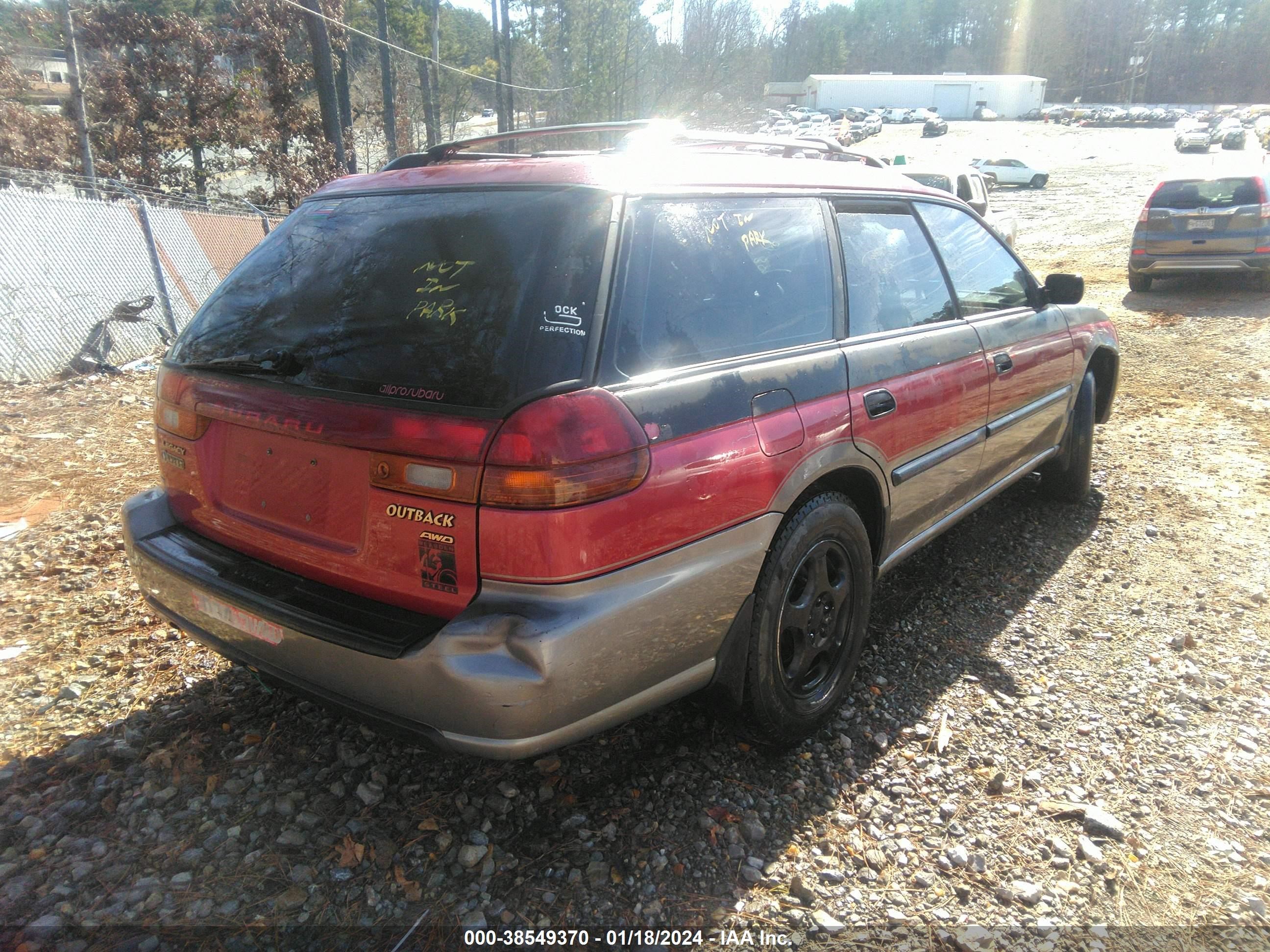 Photo 4 VIN: 4S3BG6856V7624858 - SUBARU LEGACY 