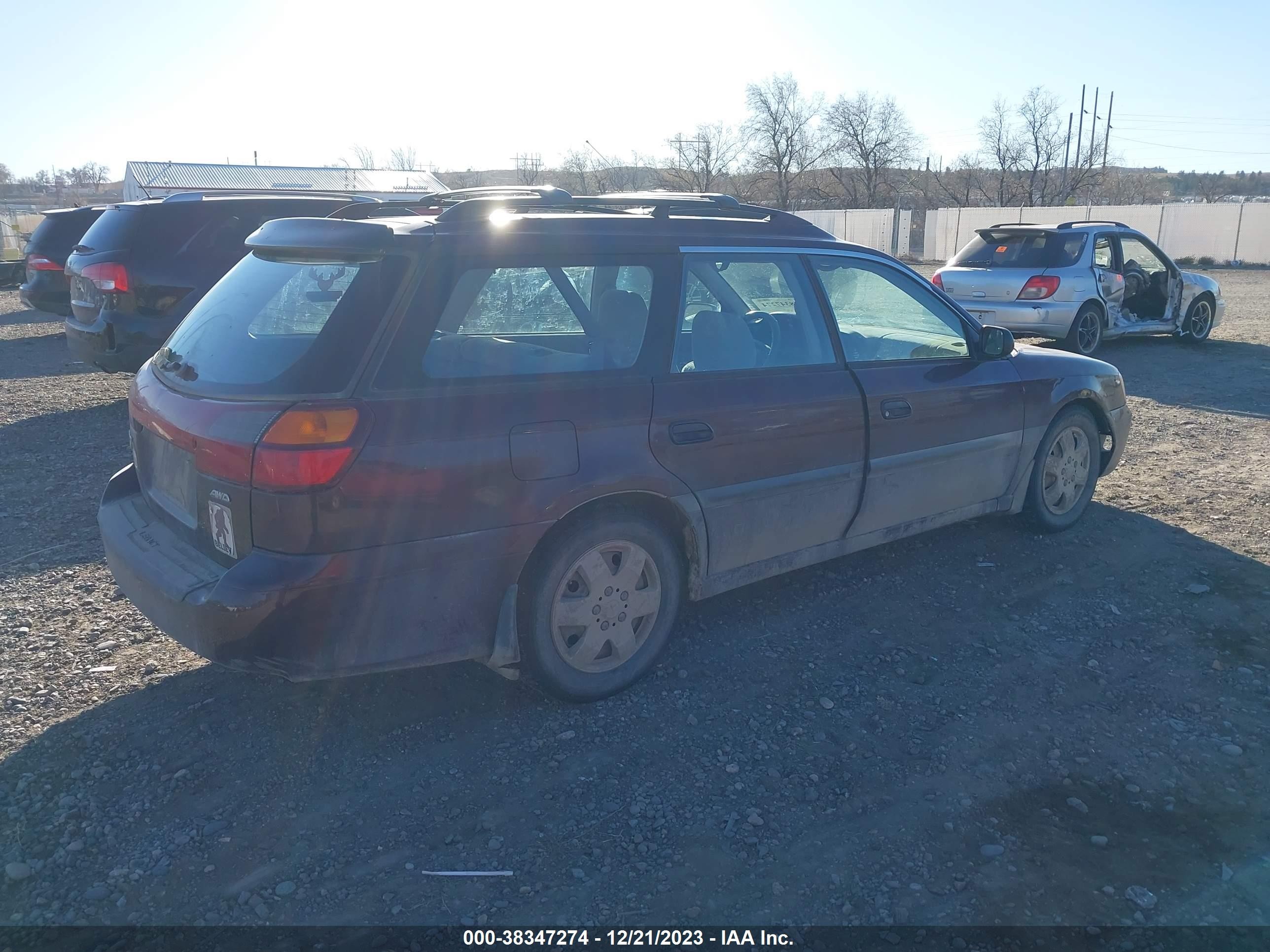 Photo 3 VIN: 4S3BH6351Y6307696 - SUBARU LEGACY 