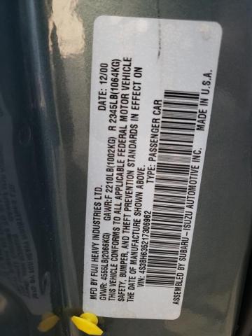 Photo 11 VIN: 4S3BH635217306962 - SUBARU LEGACY L 