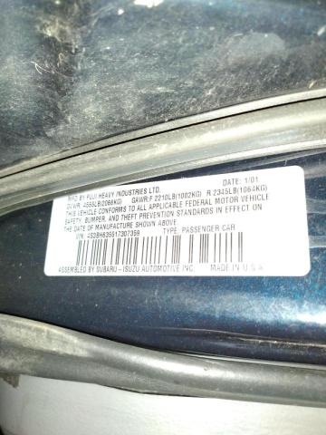 Photo 9 VIN: 4S3BH635517307359 - SUBARU LEGACY L 