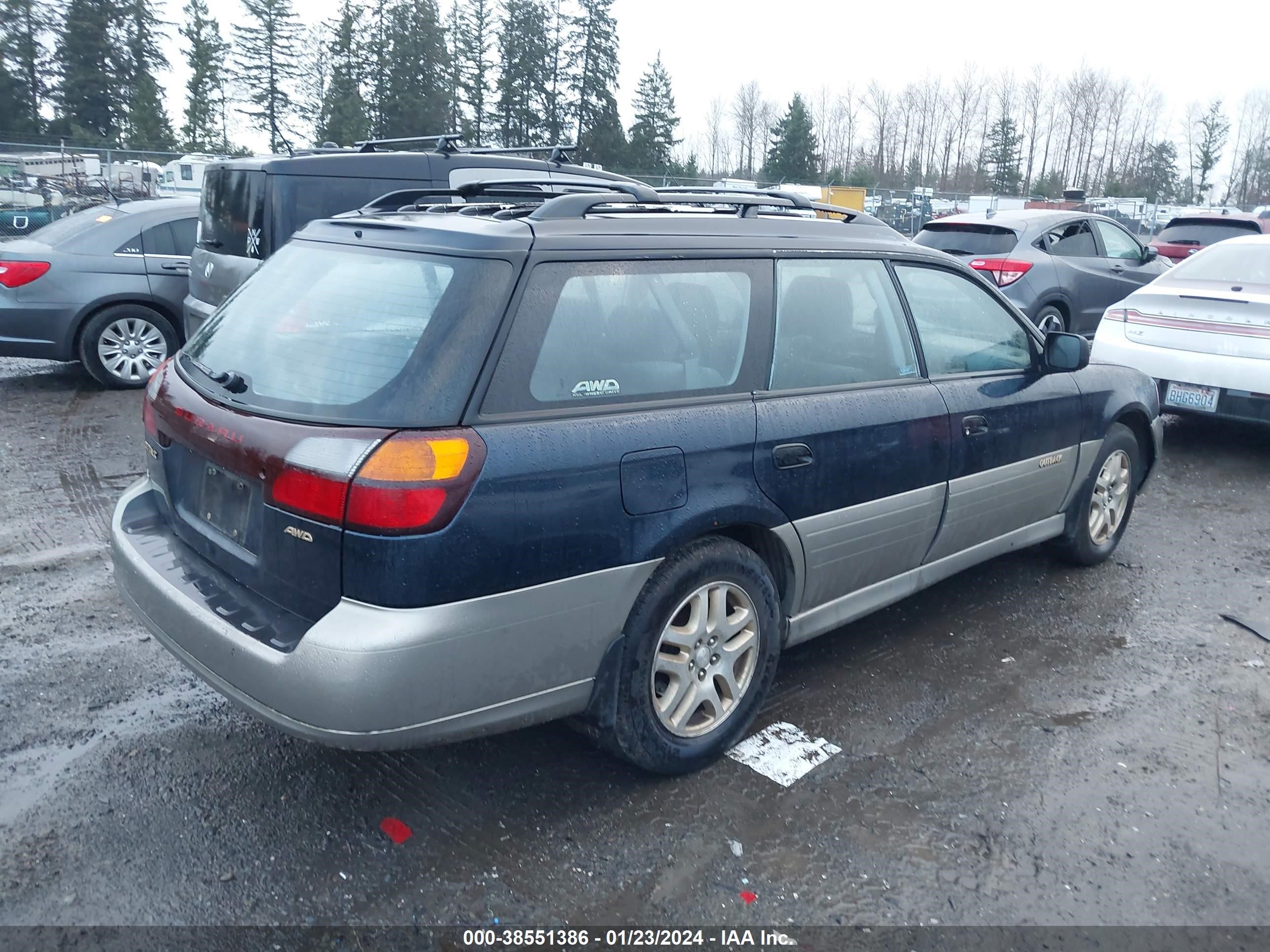 Photo 3 VIN: 4S3BH665016648542 - SUBARU LEGACY 