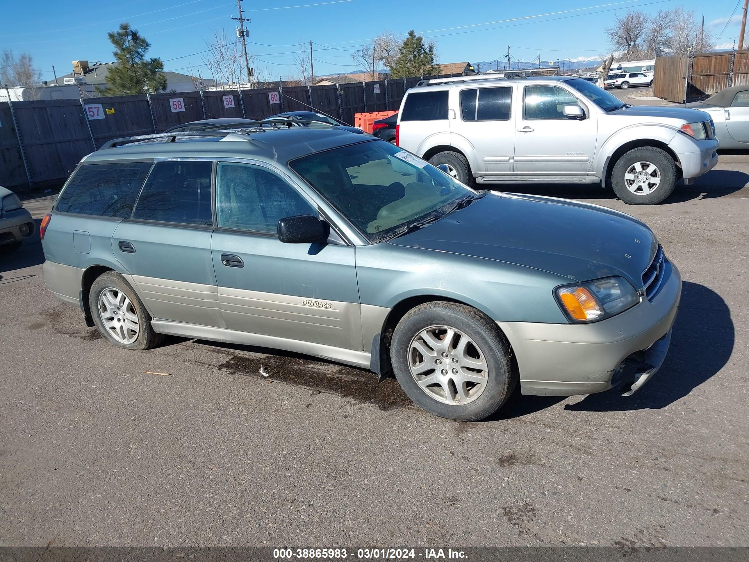 Photo 0 VIN: 4S3BH6650Y7660355 - SUBARU OUTBACK 