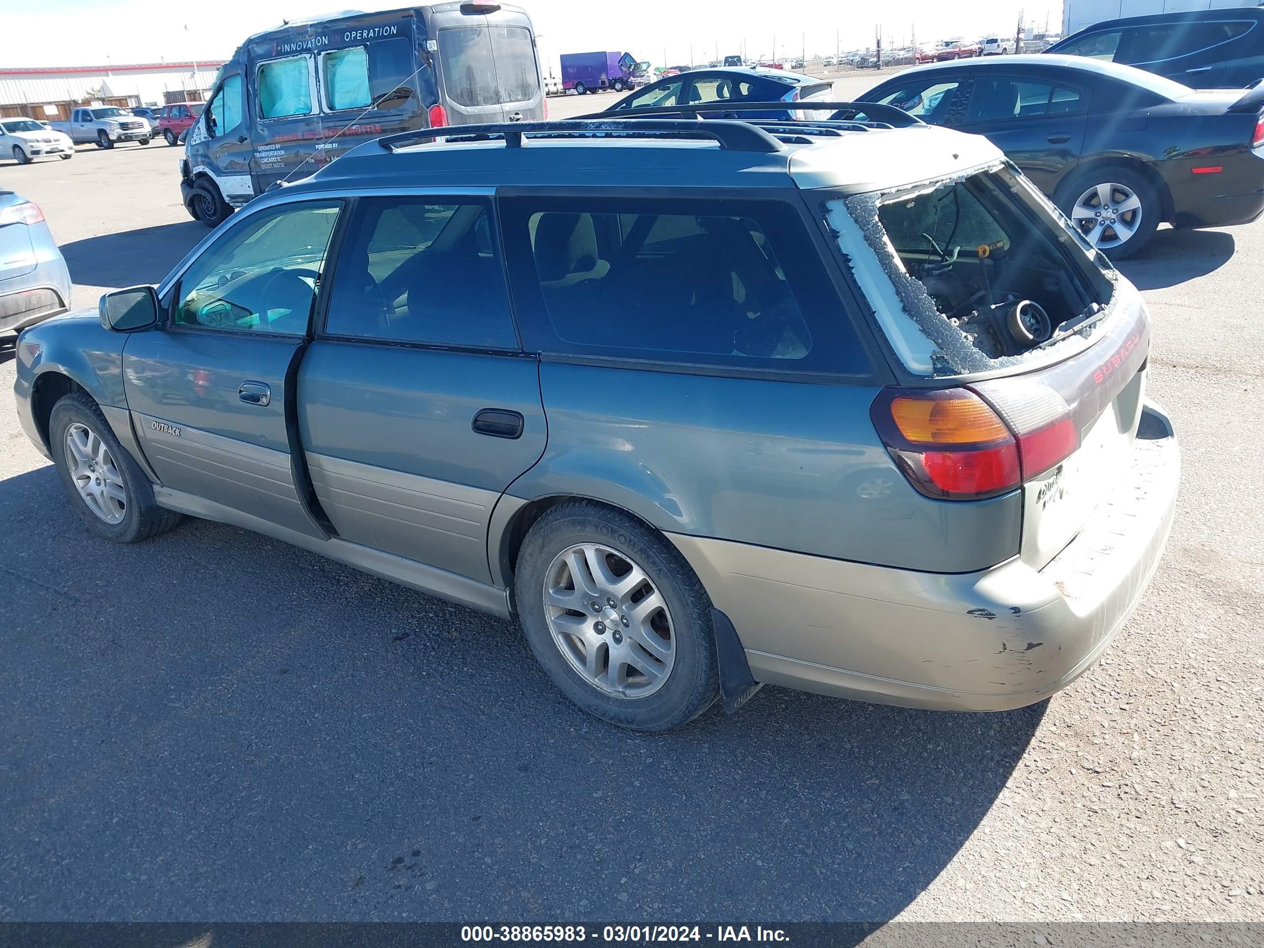 Photo 2 VIN: 4S3BH6650Y7660355 - SUBARU OUTBACK 