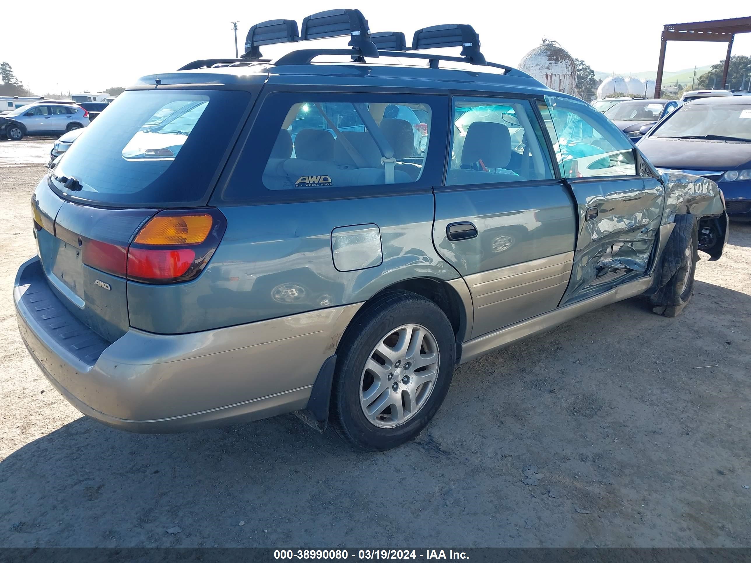 Photo 3 VIN: 4S3BH6650Y7671551 - SUBARU OUTBACK 