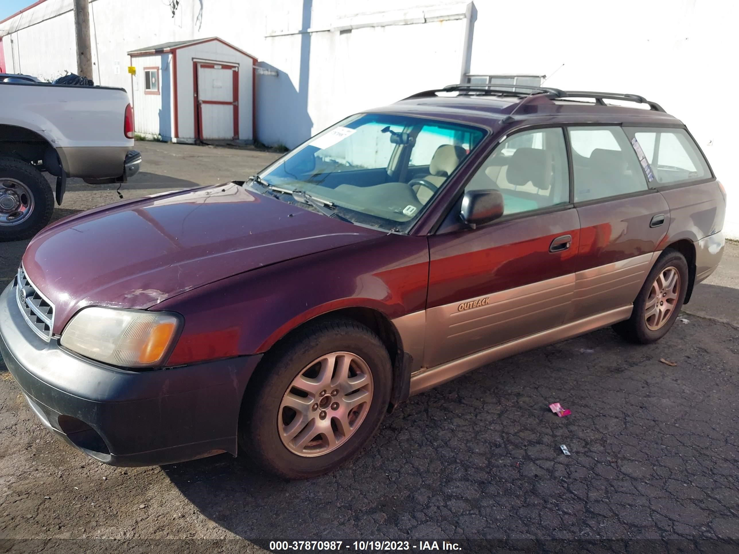 Photo 1 VIN: 4S3BH6651Y7603310 - SUBARU OUTBACK 