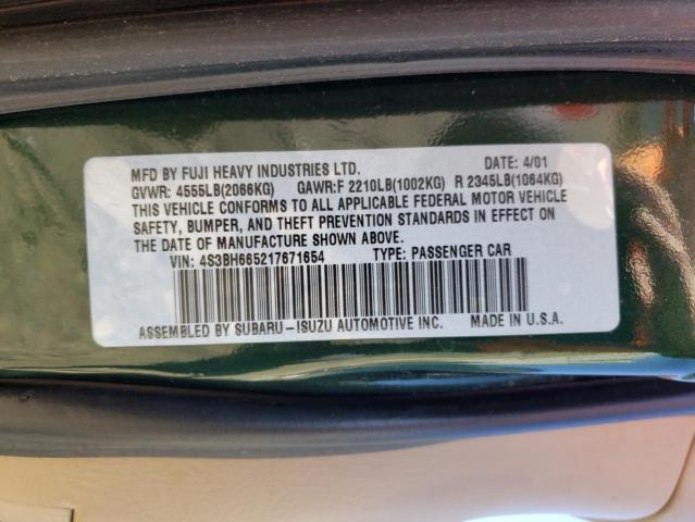 Photo 12 VIN: 4S3BH665217671654 - SUBARU LEGACY OUT 