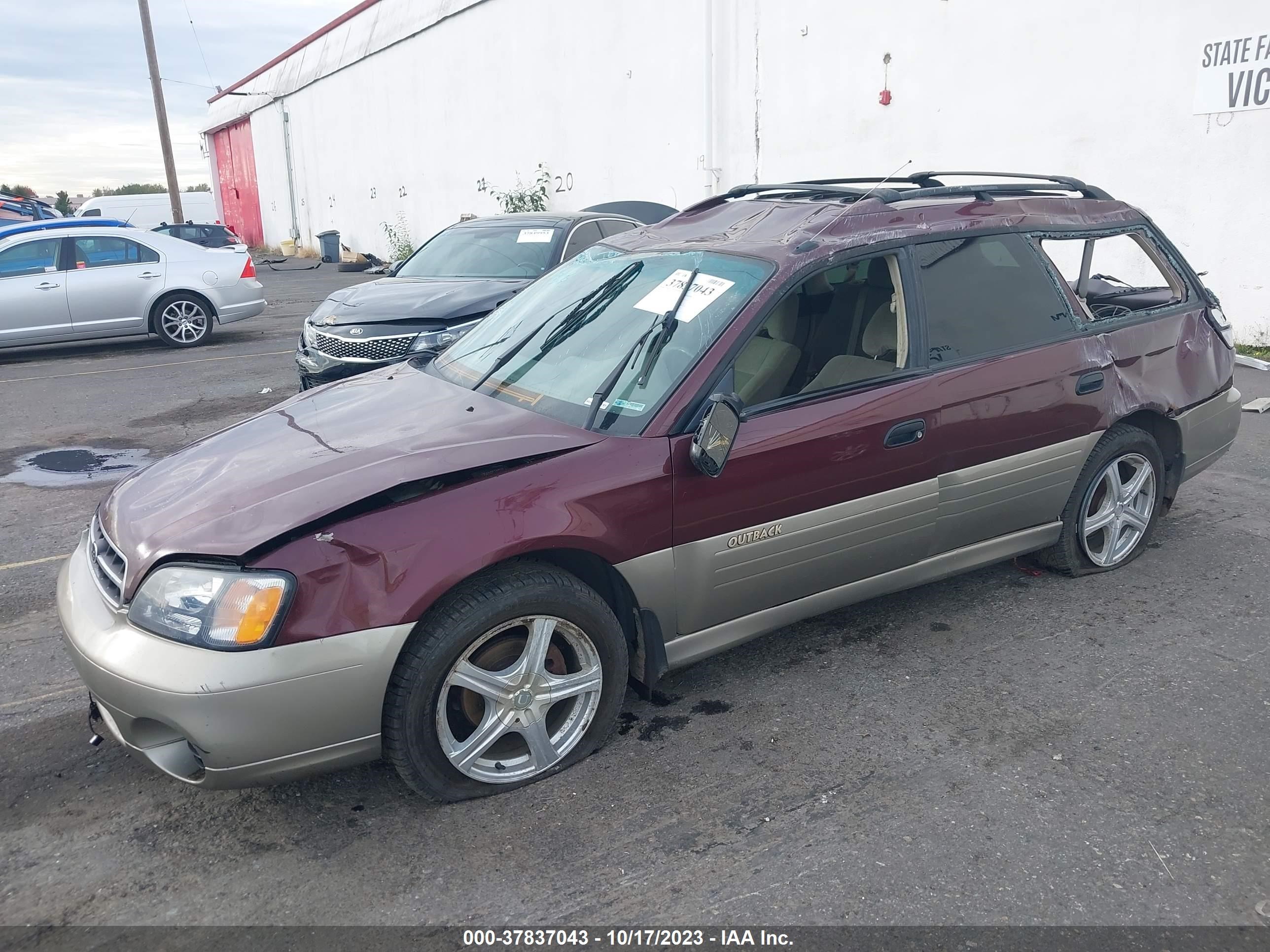 Photo 1 VIN: 4S3BH6652Y7603798 - SUBARU OUTBACK 