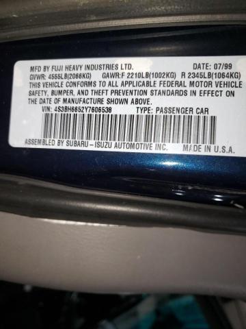 Photo 9 VIN: 4S3BH6652Y7606538 - SUBARU LEGACY OUT 