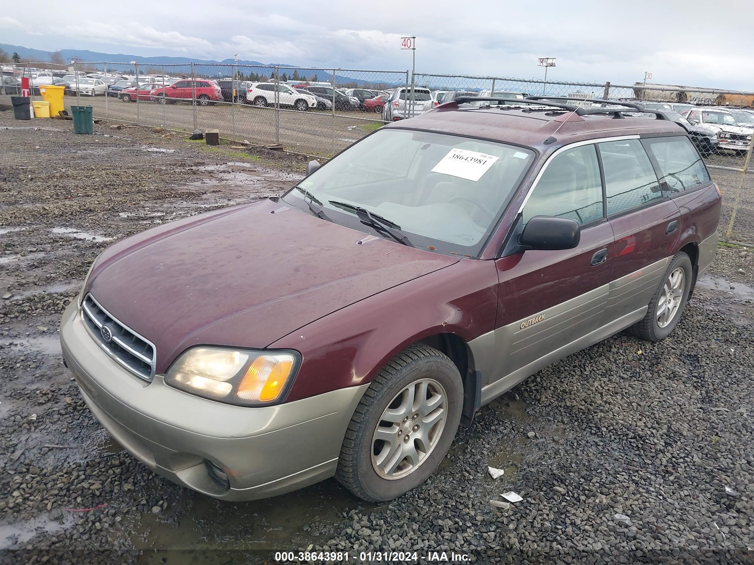 Photo 1 VIN: 4S3BH6652Y7650717 - SUBARU OUTBACK 