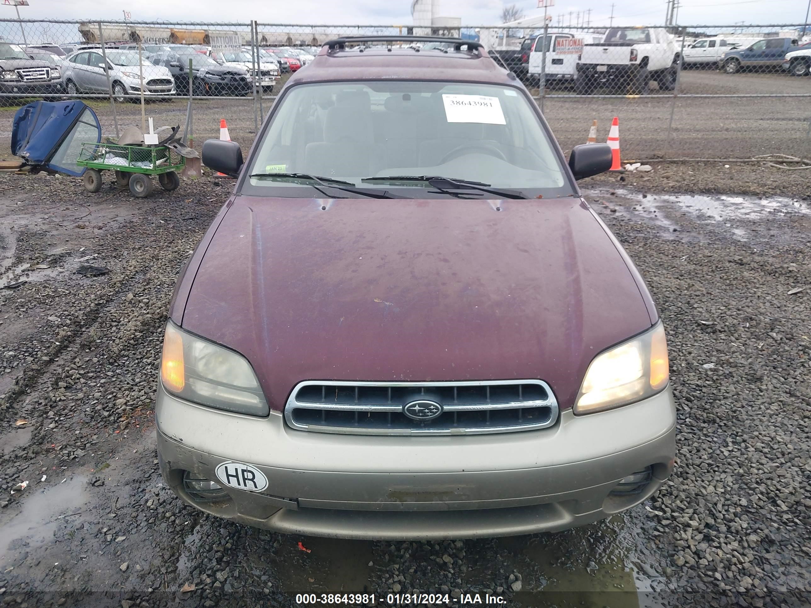 Photo 12 VIN: 4S3BH6652Y7650717 - SUBARU OUTBACK 