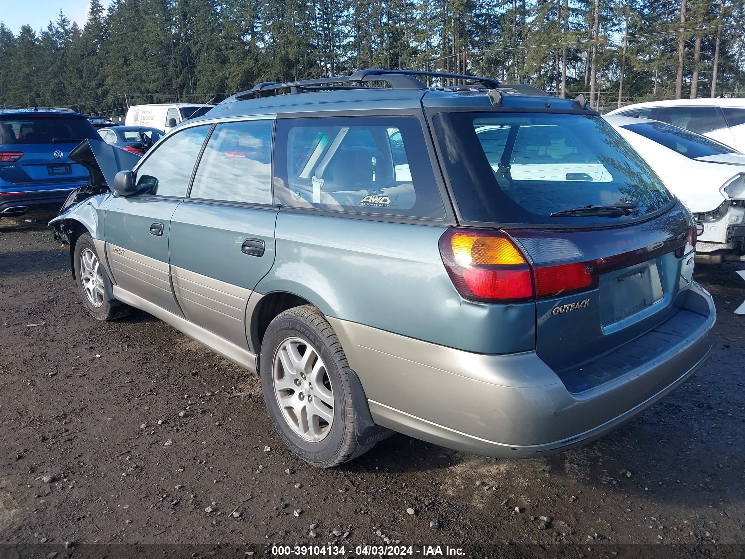 Photo 2 VIN: 4S3BH665317612287 - SUBARU OUTBACK 