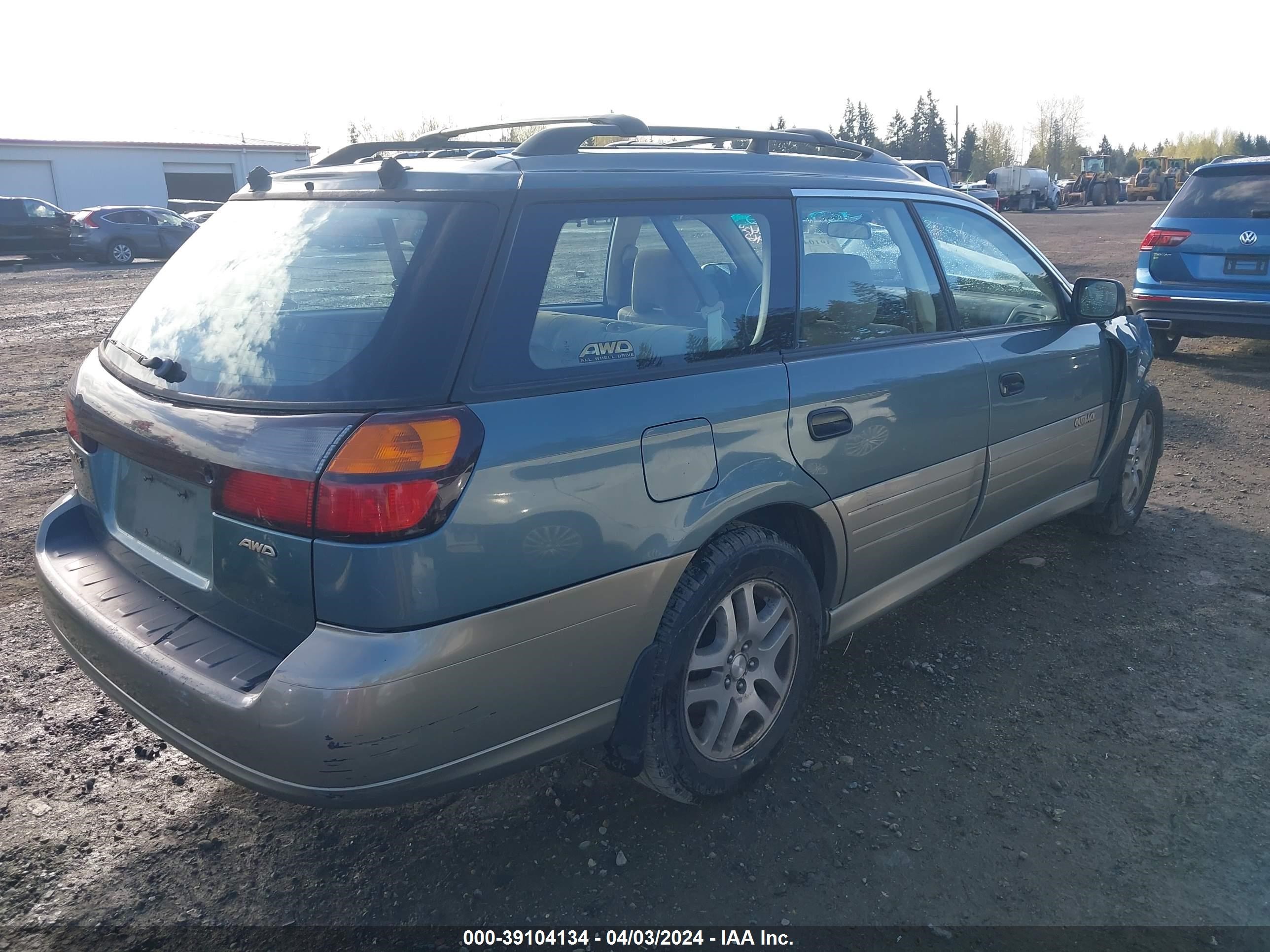 Photo 3 VIN: 4S3BH665317612287 - SUBARU OUTBACK 