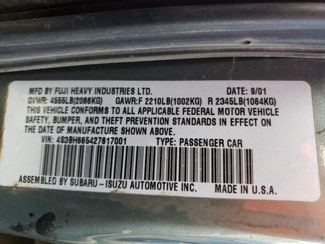 Photo 13 VIN: 4S3BH665427617001 - SUBARU LEGACY OUT 