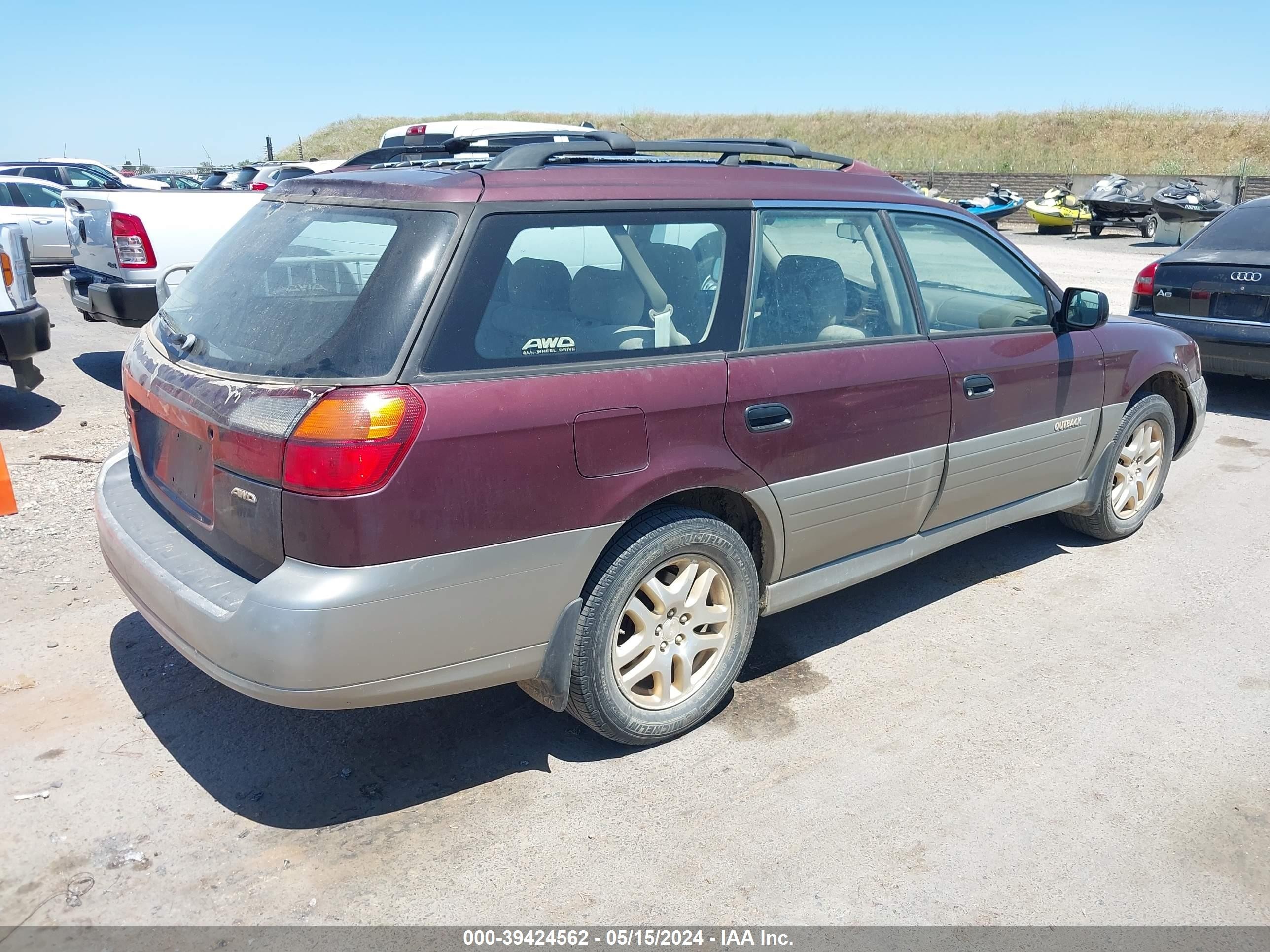 Photo 3 VIN: 4S3BH6654Y7654171 - SUBARU OUTBACK 