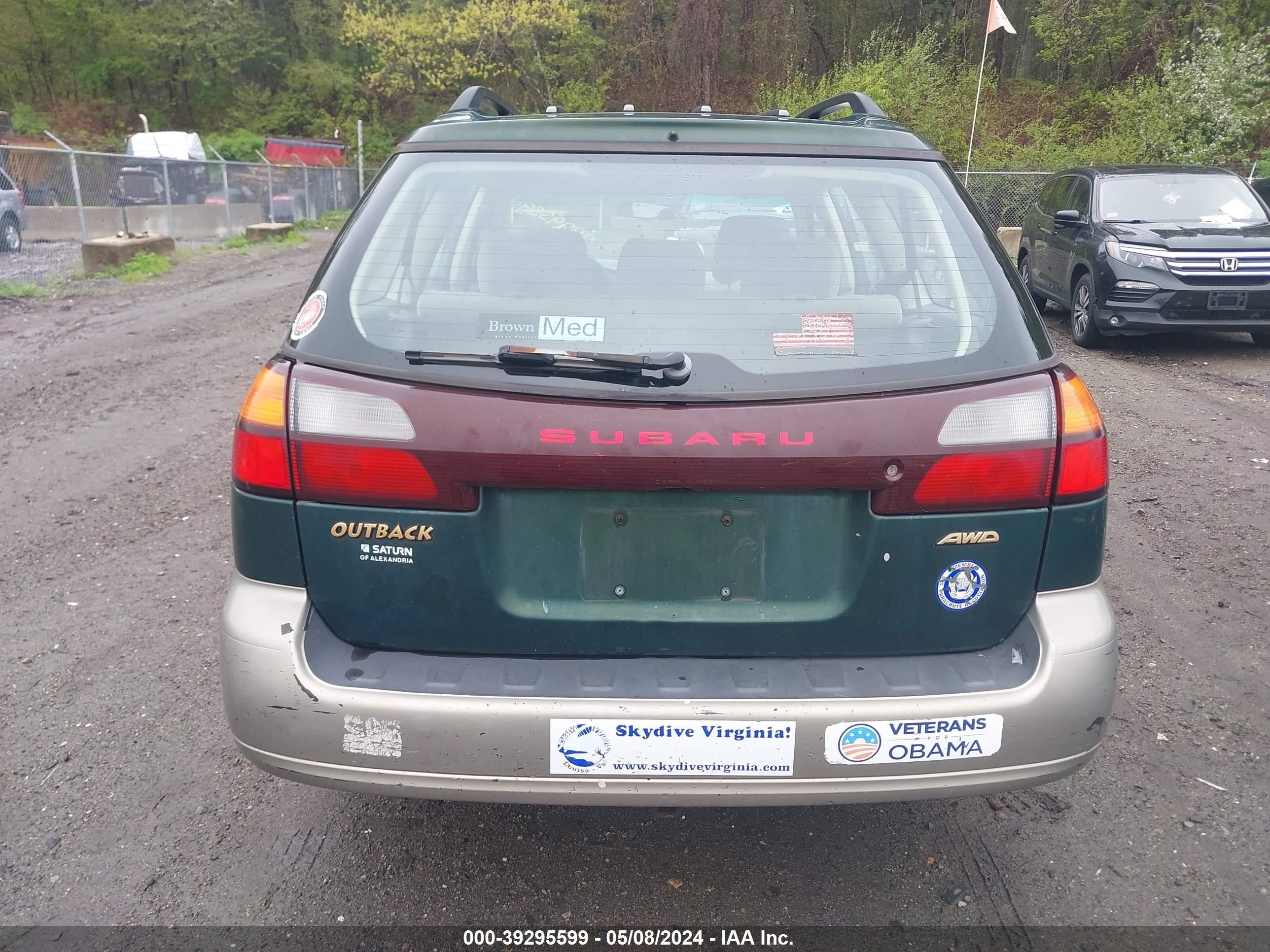 Photo 15 VIN: 4S3BH6655Y6609469 - SUBARU OUTBACK 