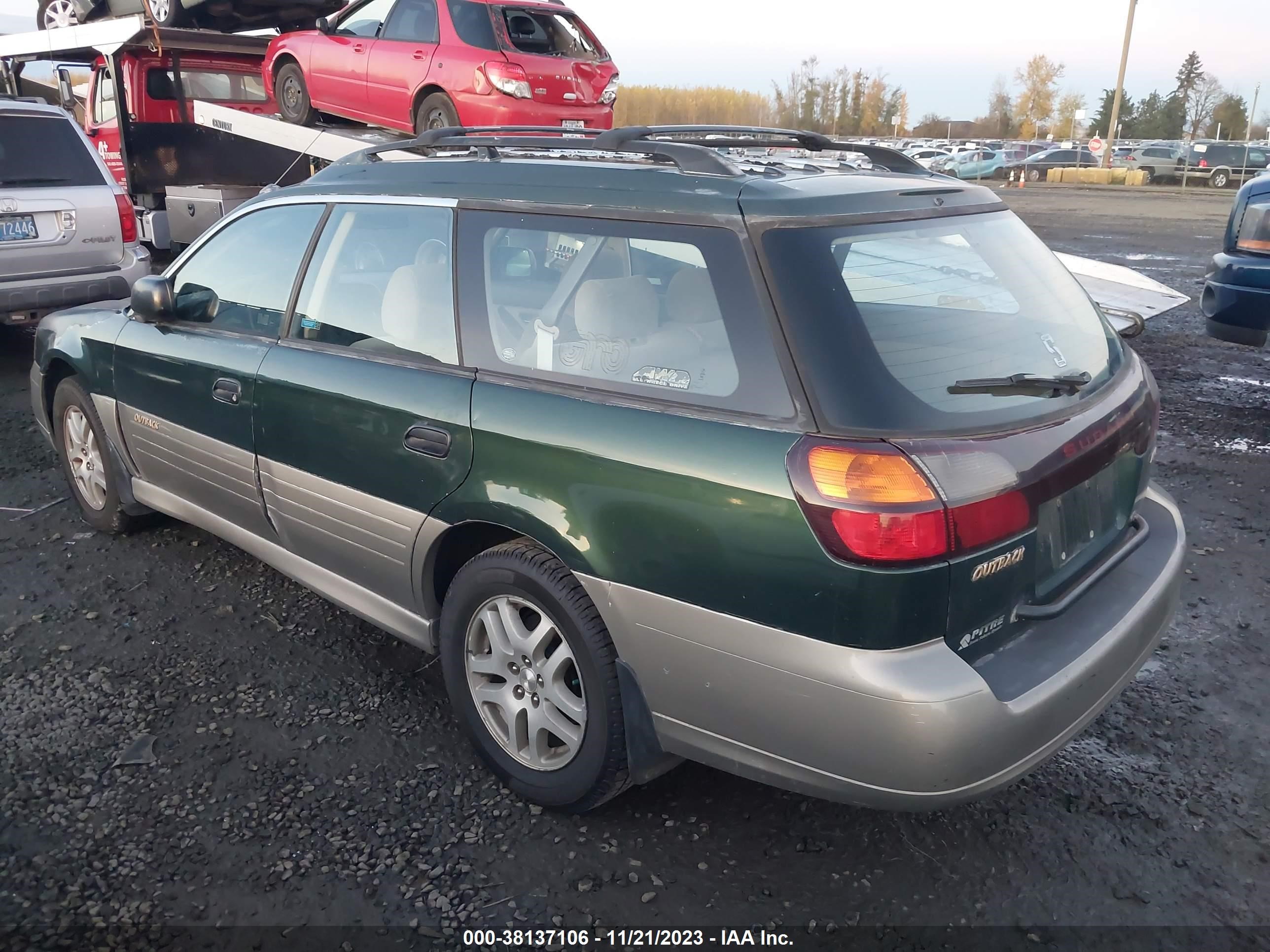 Photo 2 VIN: 4S3BH6655Y7609966 - SUBARU OUTBACK 