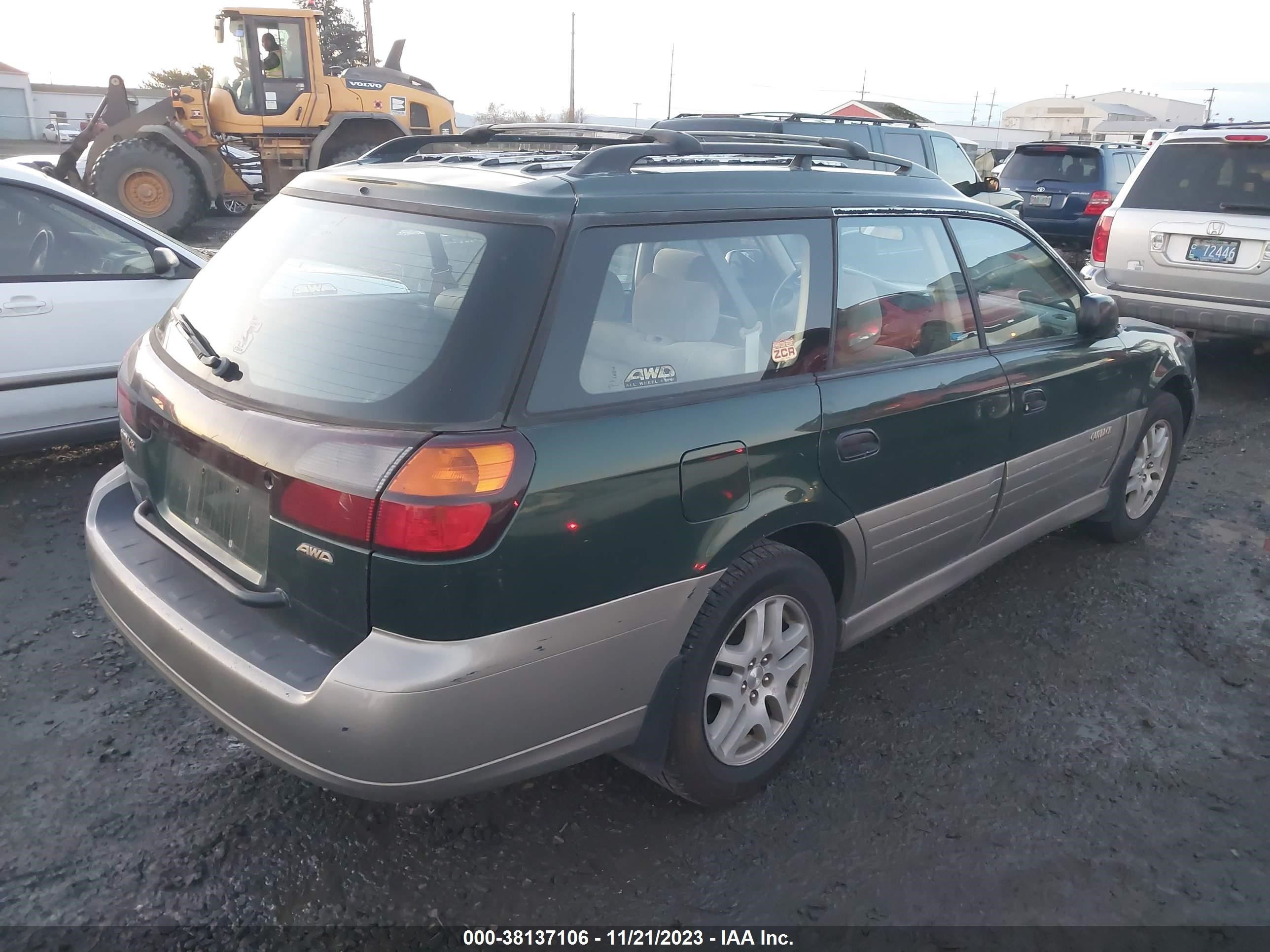 Photo 3 VIN: 4S3BH6655Y7609966 - SUBARU OUTBACK 