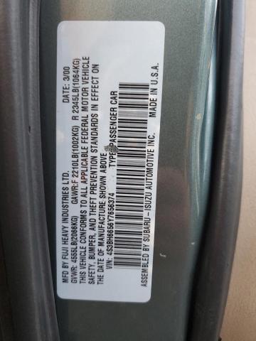 Photo 12 VIN: 4S3BH6656Y7656374 - SUBARU LEGACY OUT 