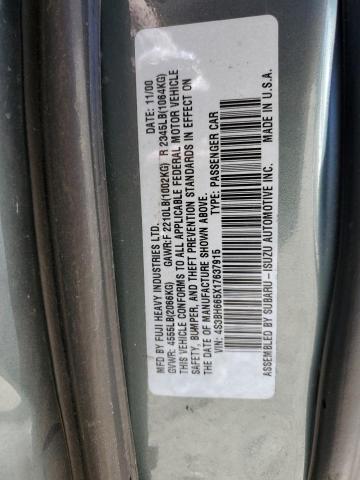 Photo 11 VIN: 4S3BH665X17637915 - SUBARU LEGACY 