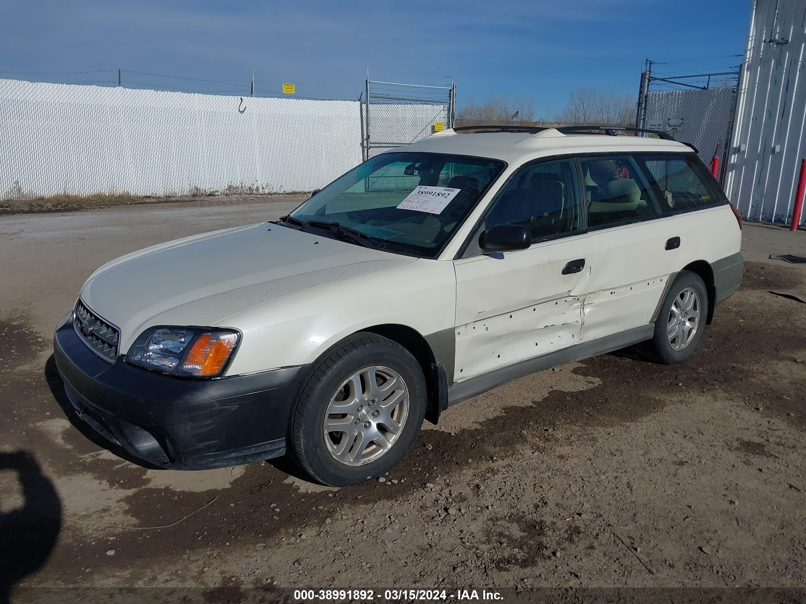 Photo 1 VIN: 4S3BH675136602039 - SUBARU OUTBACK 