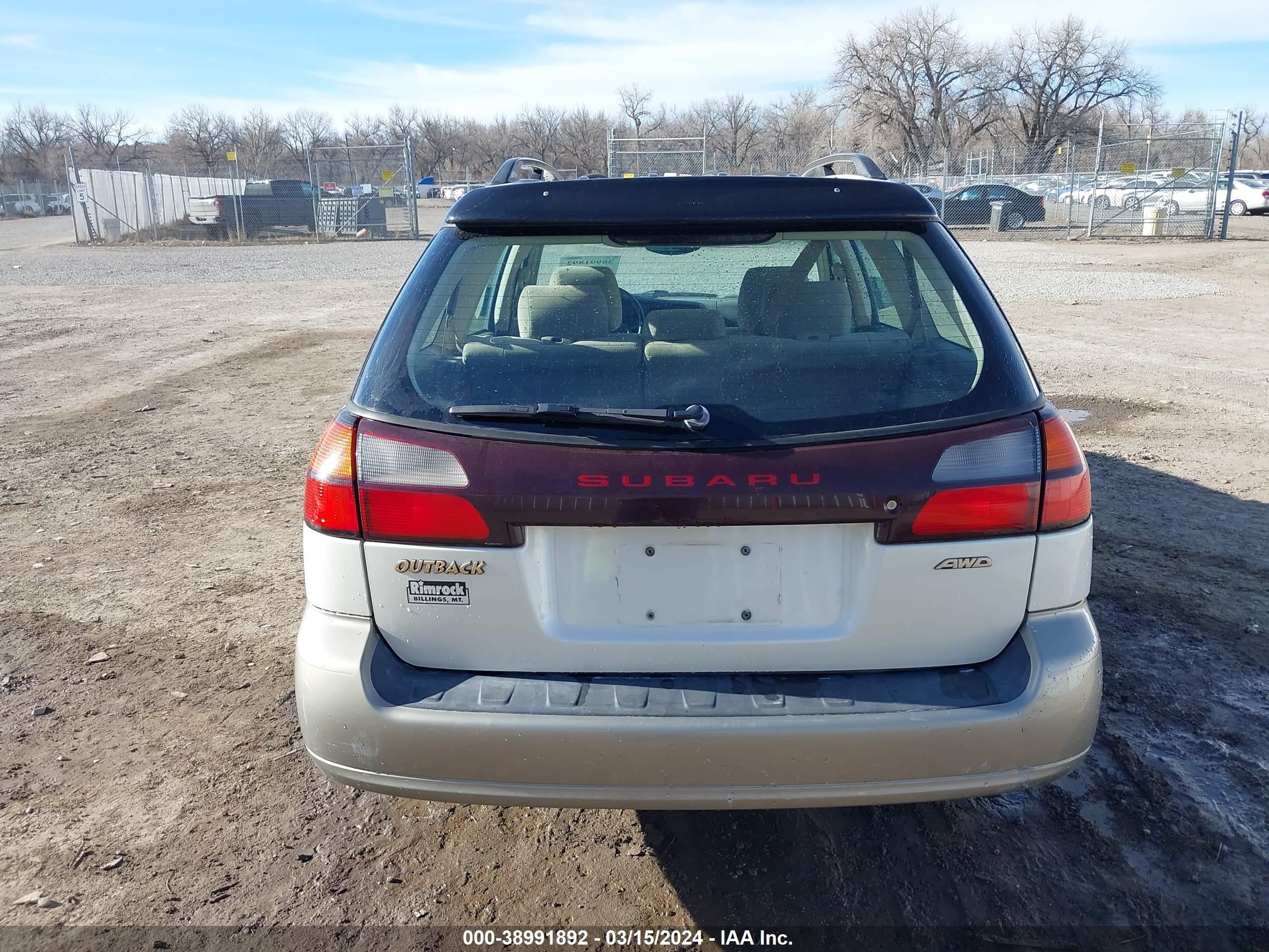 Photo 15 VIN: 4S3BH675136602039 - SUBARU OUTBACK 