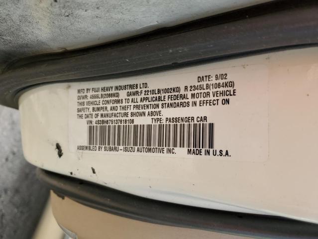 Photo 11 VIN: 4S3BH675137618106 - SUBARU LEGACY 