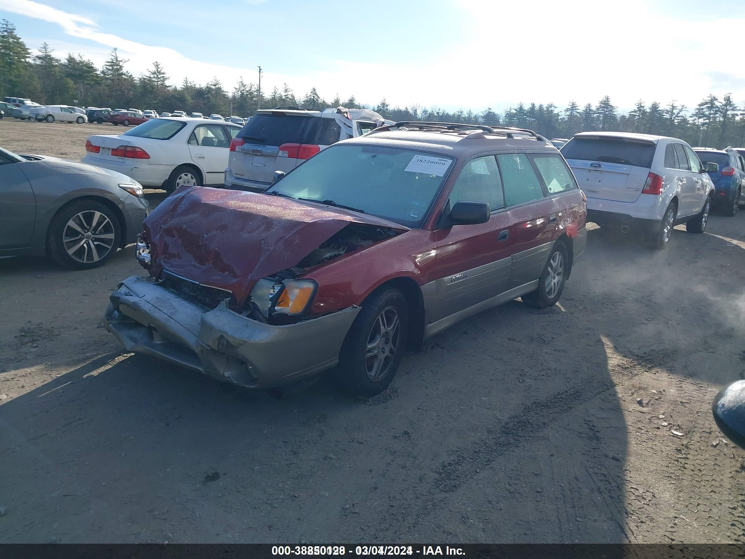 Photo 2 VIN: 4S3BH675147636297 - SUBARU OUTBACK 