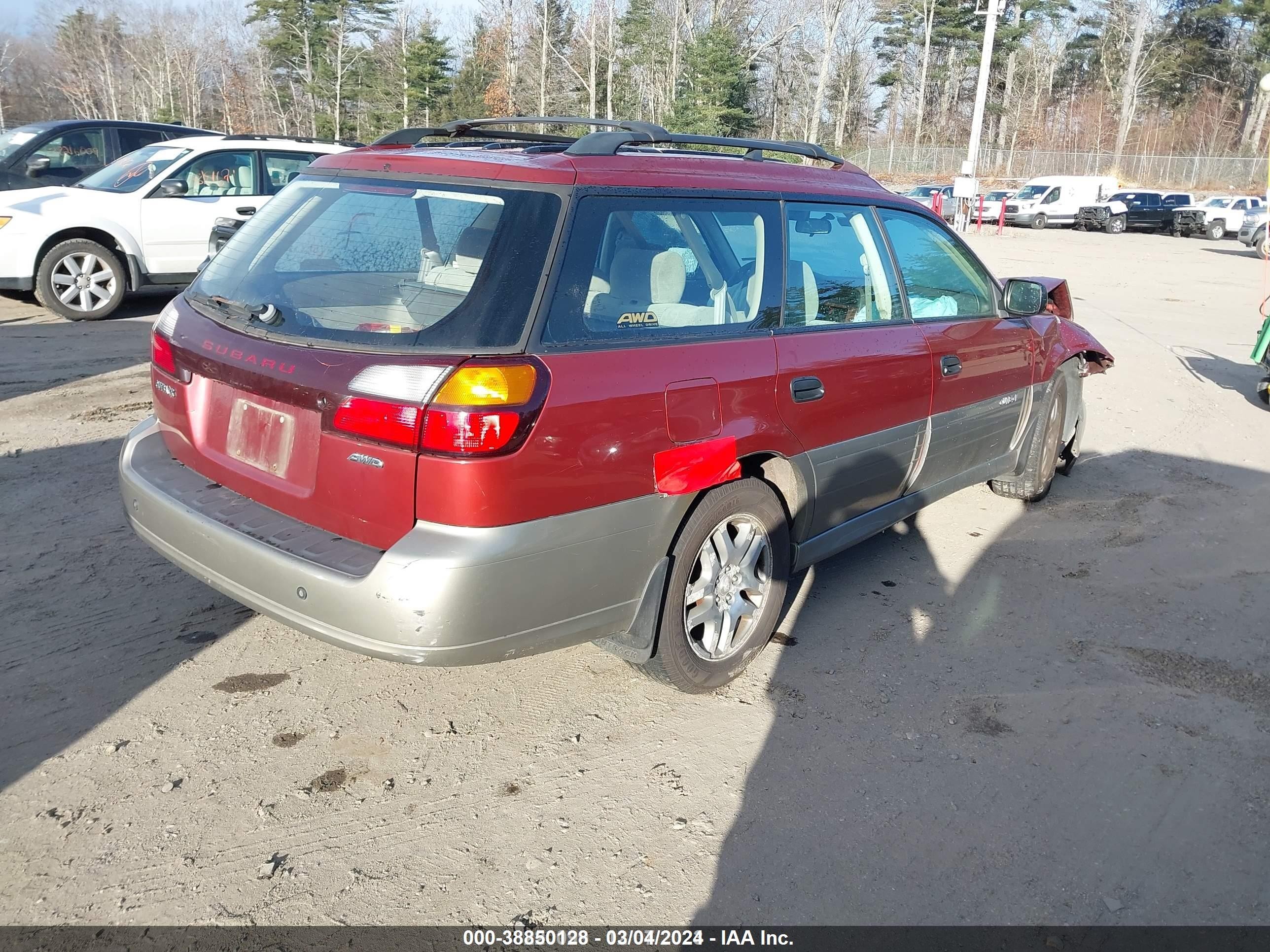 Photo 4 VIN: 4S3BH675147636297 - SUBARU OUTBACK 