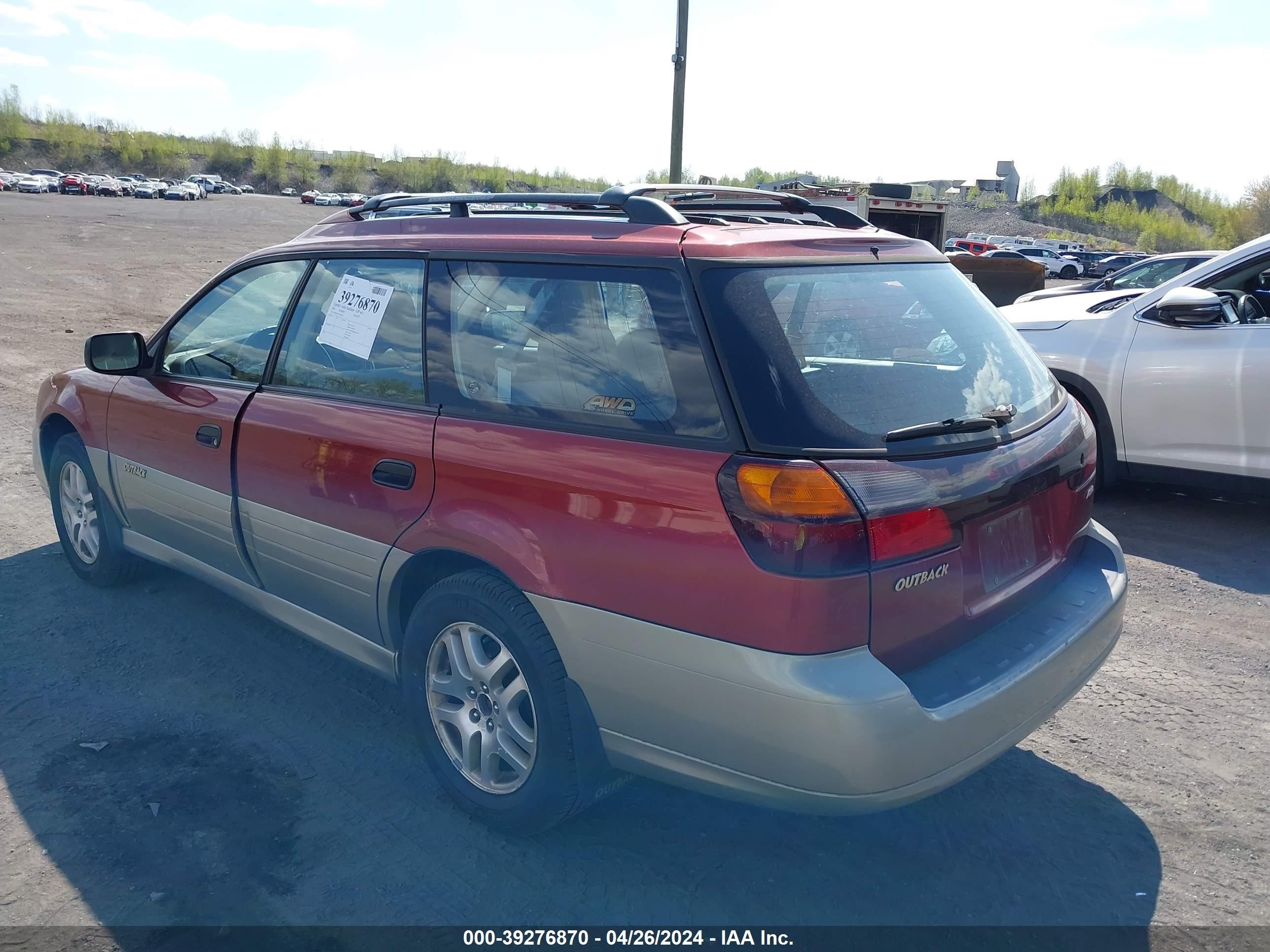 Photo 2 VIN: 4S3BH675327628652 - SUBARU OUTBACK 