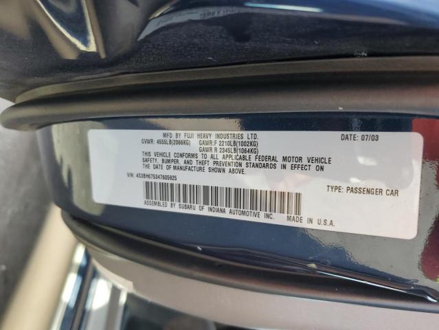 Photo 12 VIN: 4S3BH675347605925 - SUBARU LEGACY 