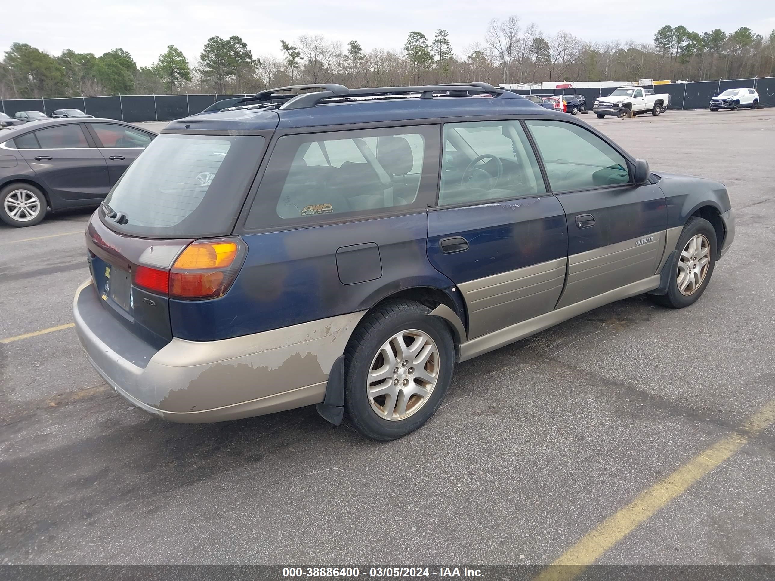 Photo 3 VIN: 4S3BH675347612275 - SUBARU OUTBACK 