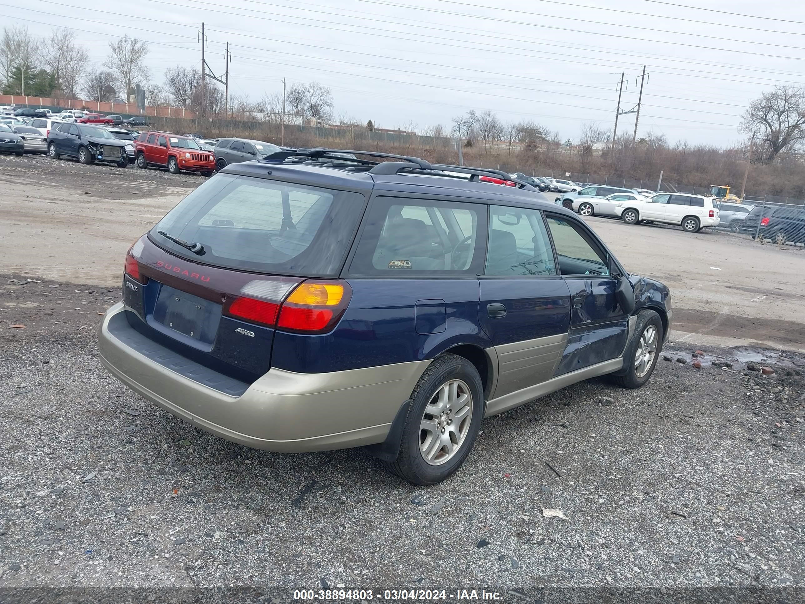 Photo 3 VIN: 4S3BH675347629271 - SUBARU OUTBACK 