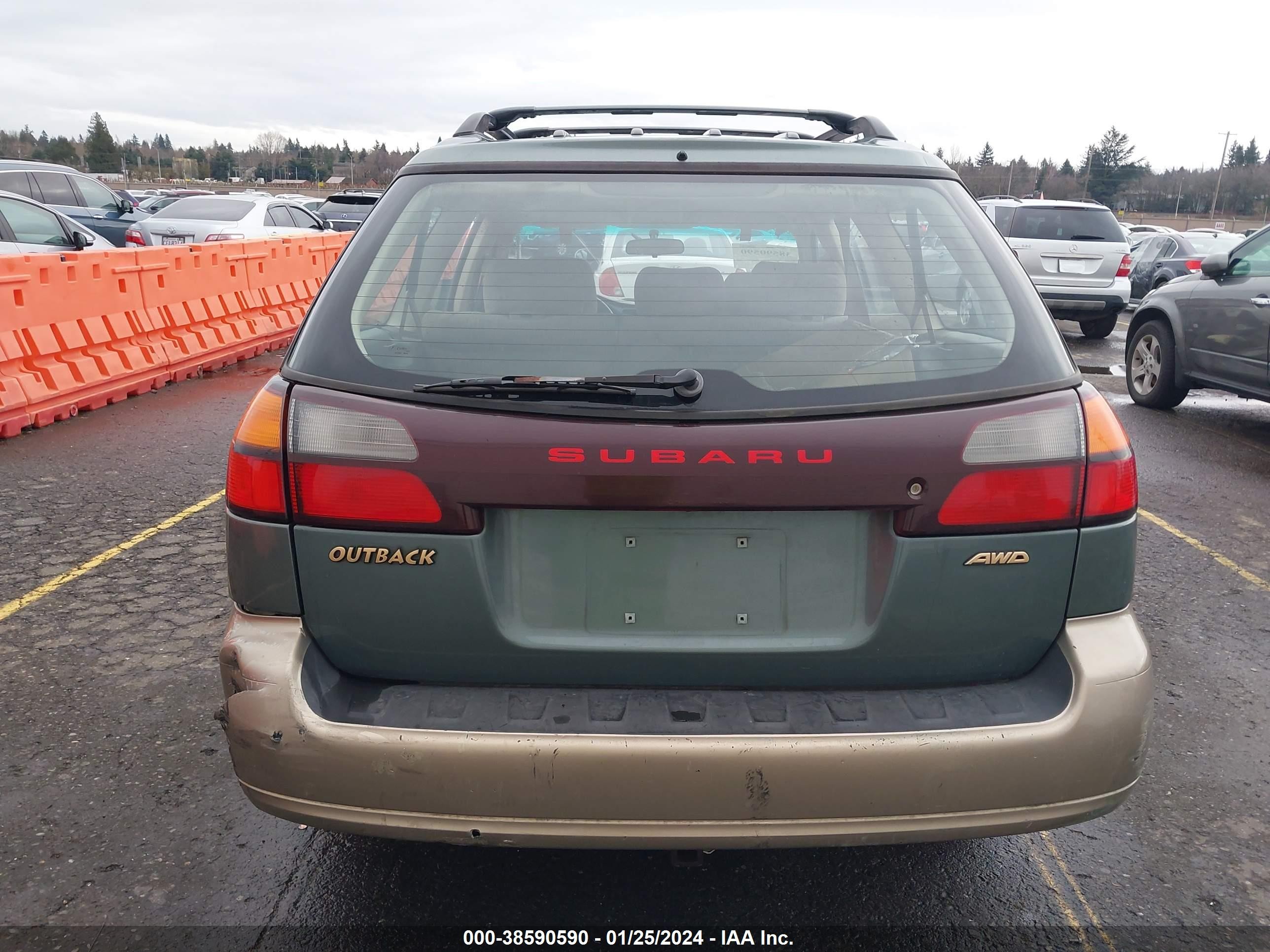 Photo 15 VIN: 4S3BH6754Y6602978 - SUBARU OUTBACK 