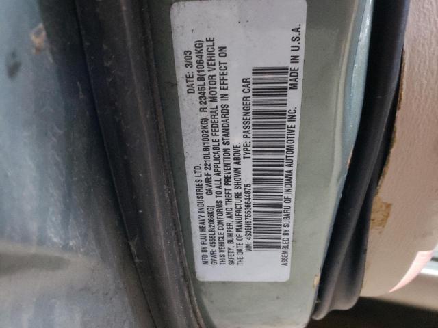 Photo 12 VIN: 4S3BH675536644875 - SUBARU LEGACY OUT 