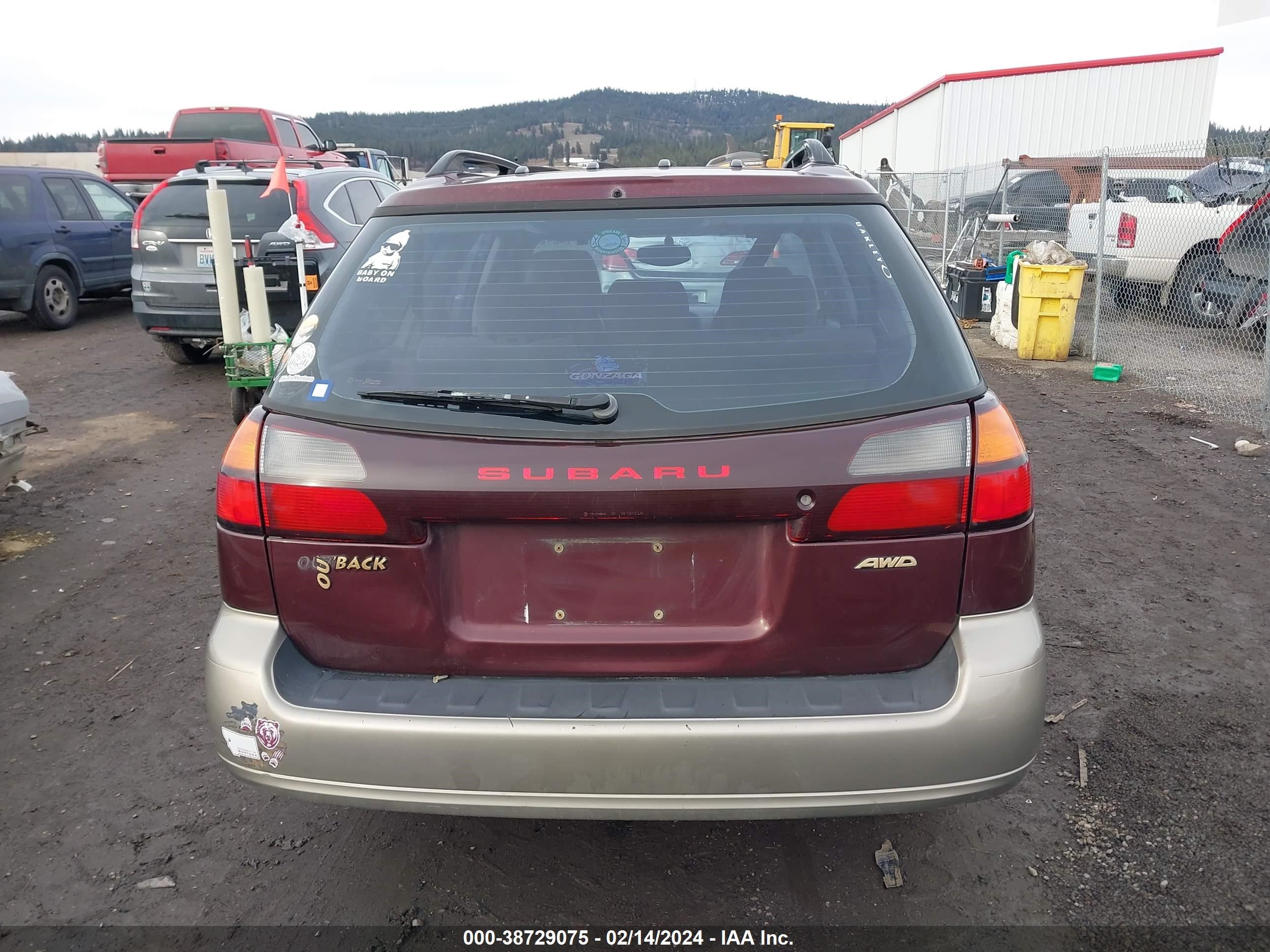 Photo 15 VIN: 4S3BH675617642222 - SUBARU OUTBACK 