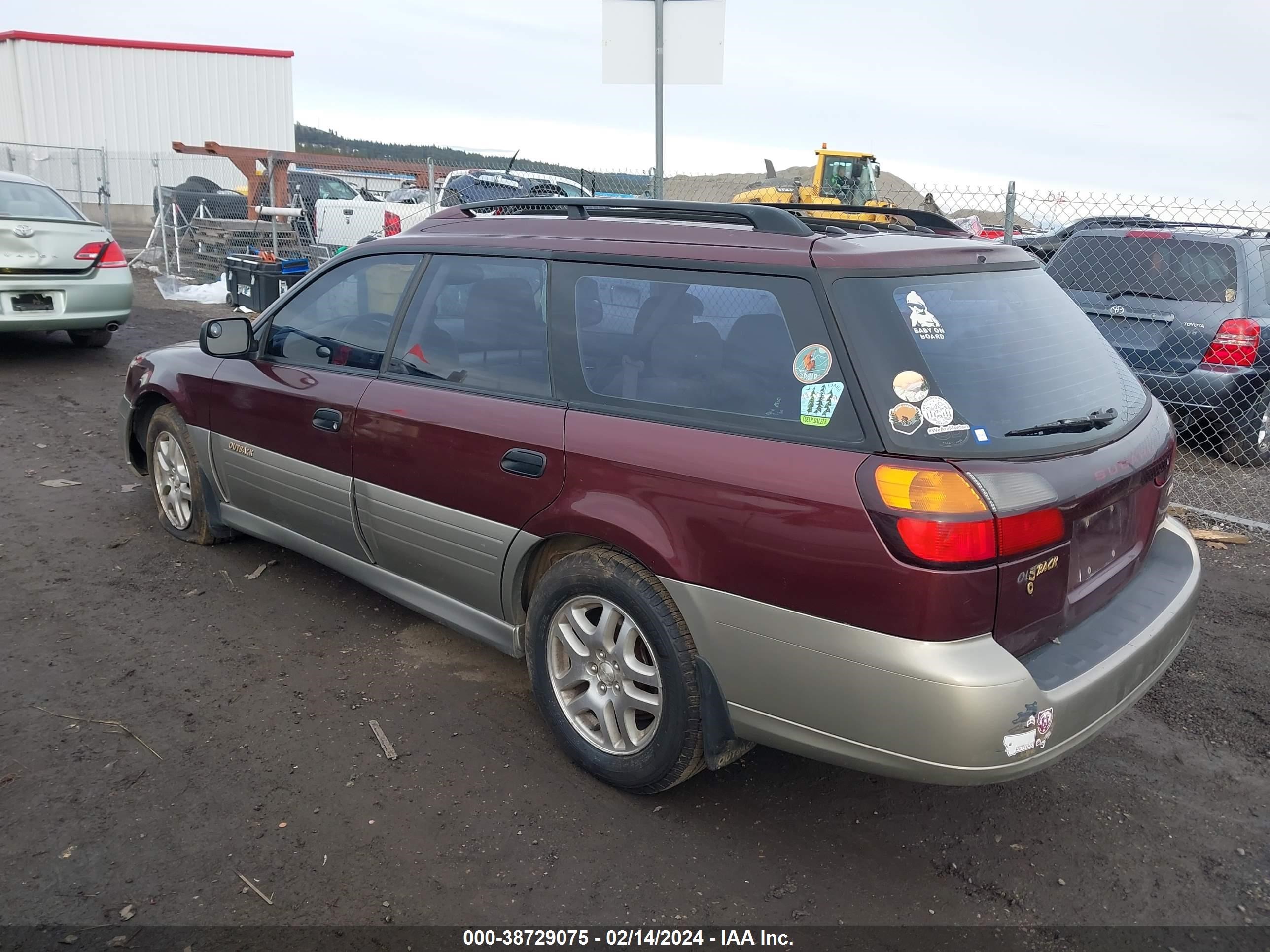 Photo 2 VIN: 4S3BH675617642222 - SUBARU OUTBACK 