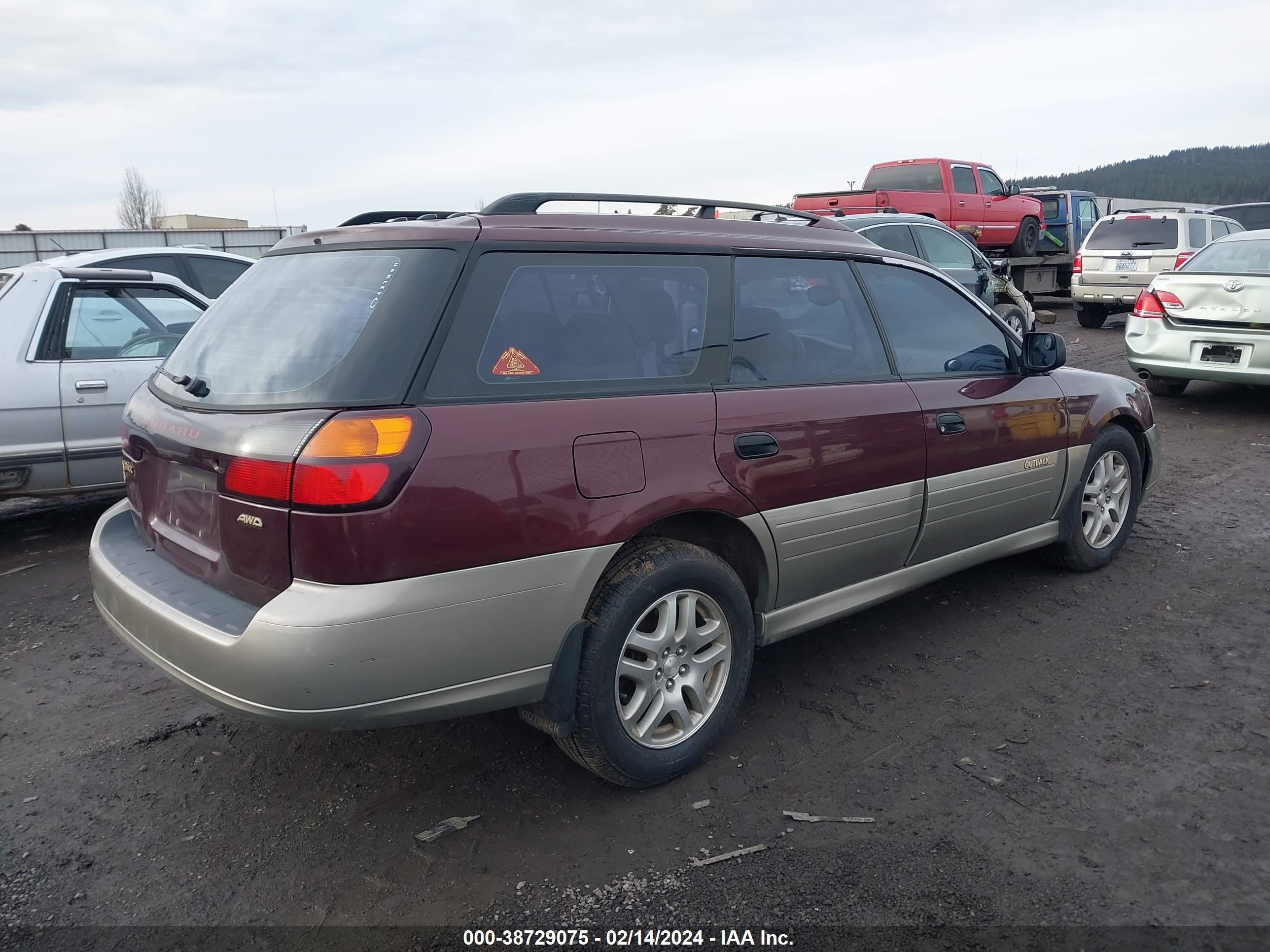 Photo 3 VIN: 4S3BH675617642222 - SUBARU OUTBACK 