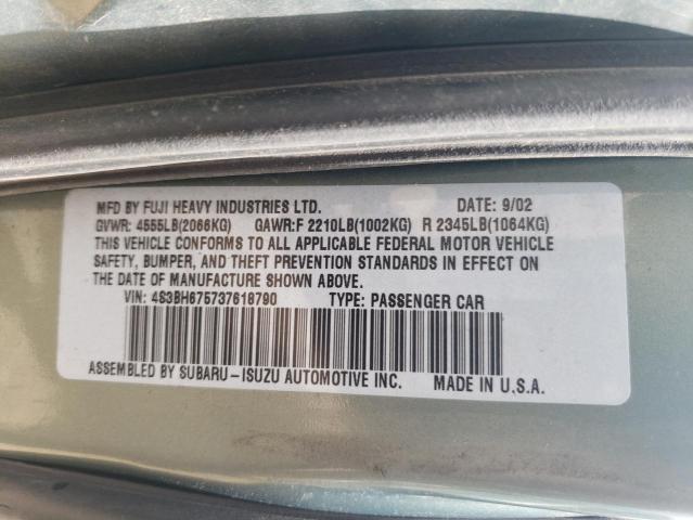 Photo 11 VIN: 4S3BH675737618790 - SUBARU LEGACY OUT 