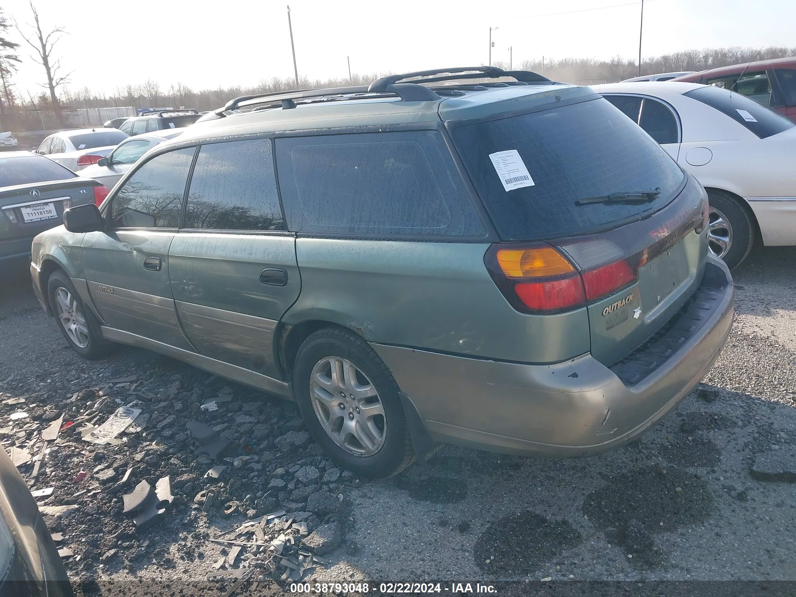 Photo 2 VIN: 4S3BH675837634349 - SUBARU OUTBACK 