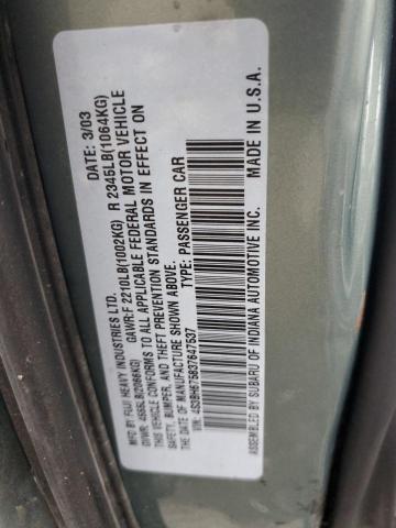 Photo 11 VIN: 4S3BH675837647537 - SUBARU LEGACY OUT 